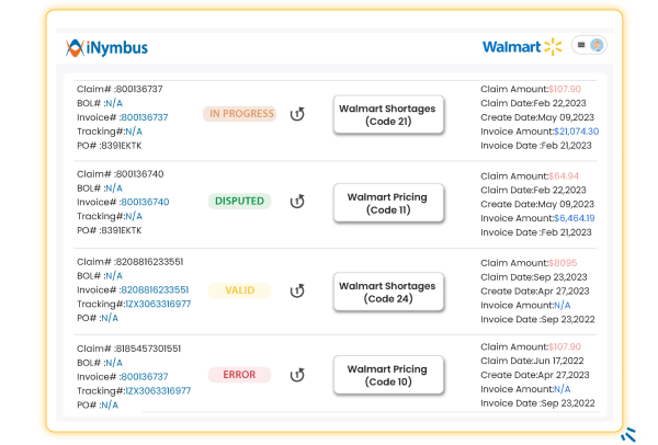 Automate Dispute Resolutions on Walmart