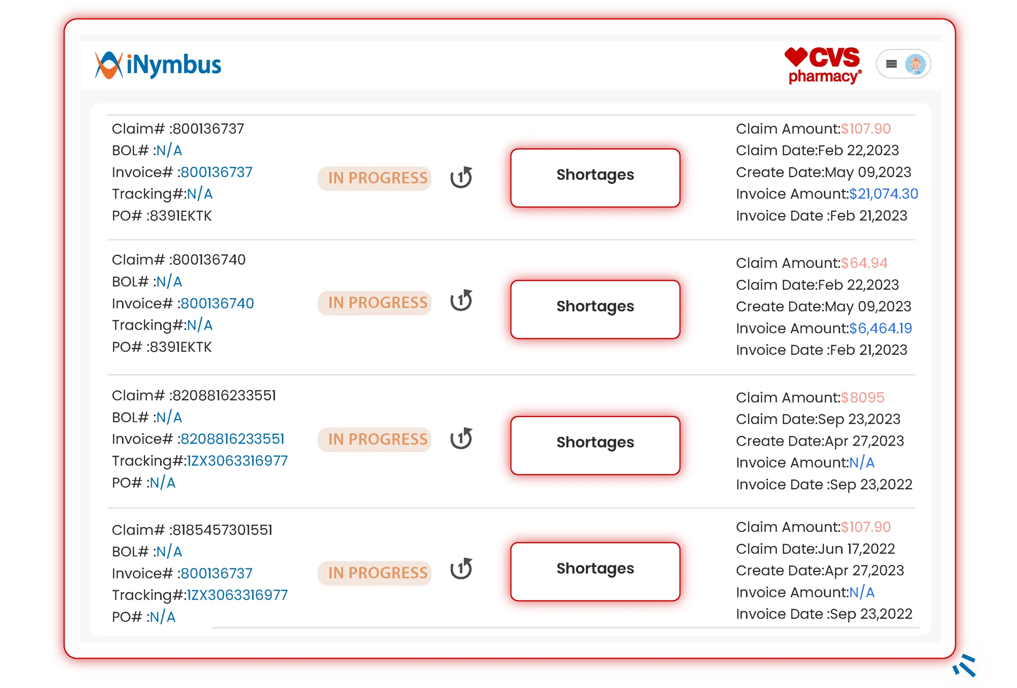 CVS Vendor Portal | iNymbus